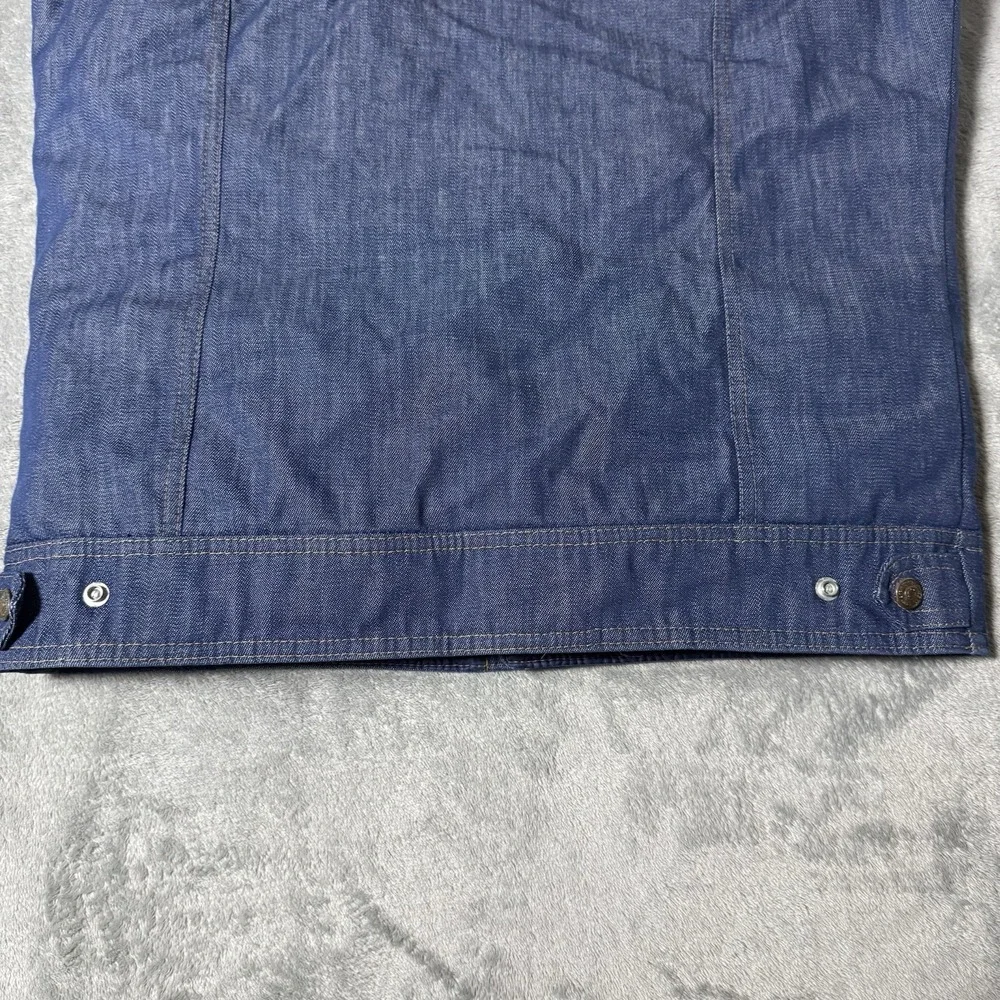 VTG 1970s Ski Levi's‎ Orange Tab Goose Down Denim Vest Sz M Rare Look
